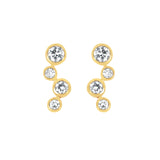 EARRINGS  RD A LG 0.25