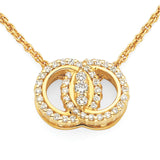 Diamond Marriage Symbol Pendant