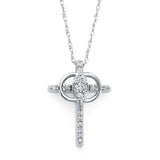 Diamond Marriage Symbol Pendant