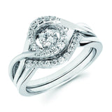 Shimmering Diamonds Engagement Set